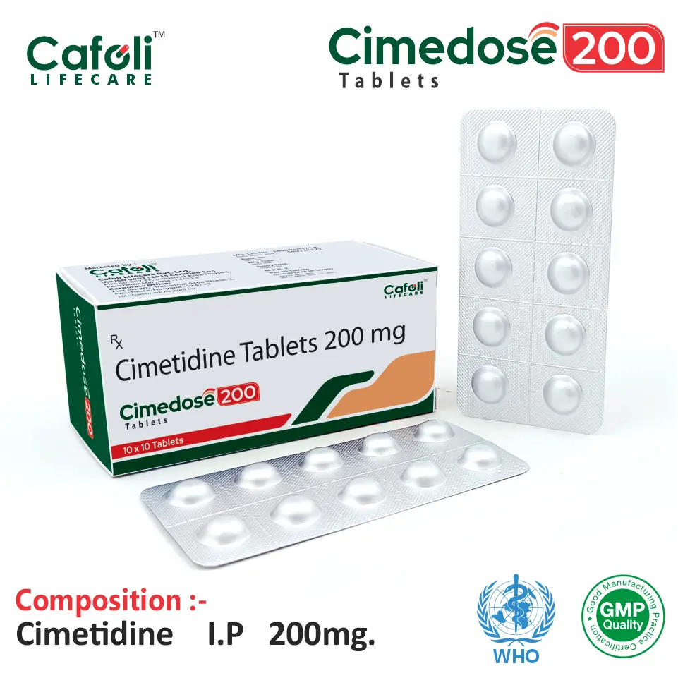 Cimetidine 200mg Tablet Packaging